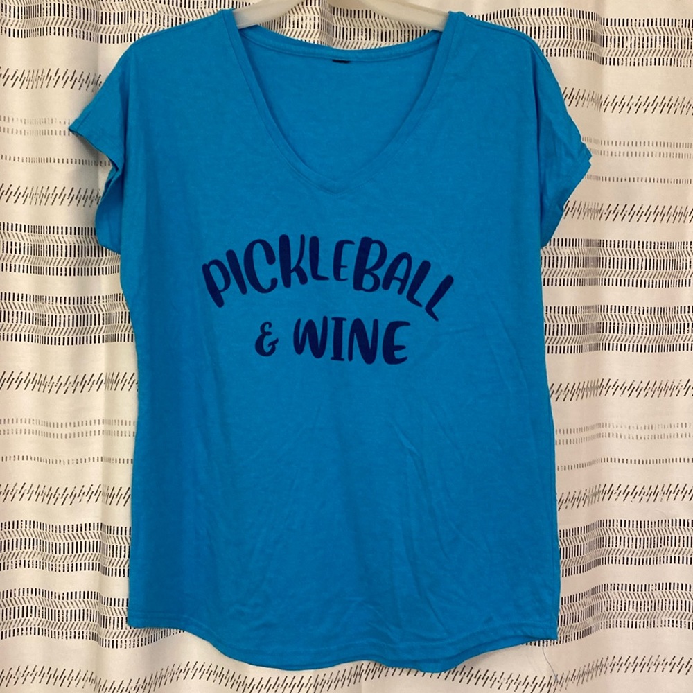 Pickleball and Wine Tshirt